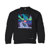 Eh! Snowmobile Northern Lights Kids Sweatshirt or Hoodie