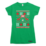 Eh! Ugly Christmas Faux-Knit Sweater T-shirt