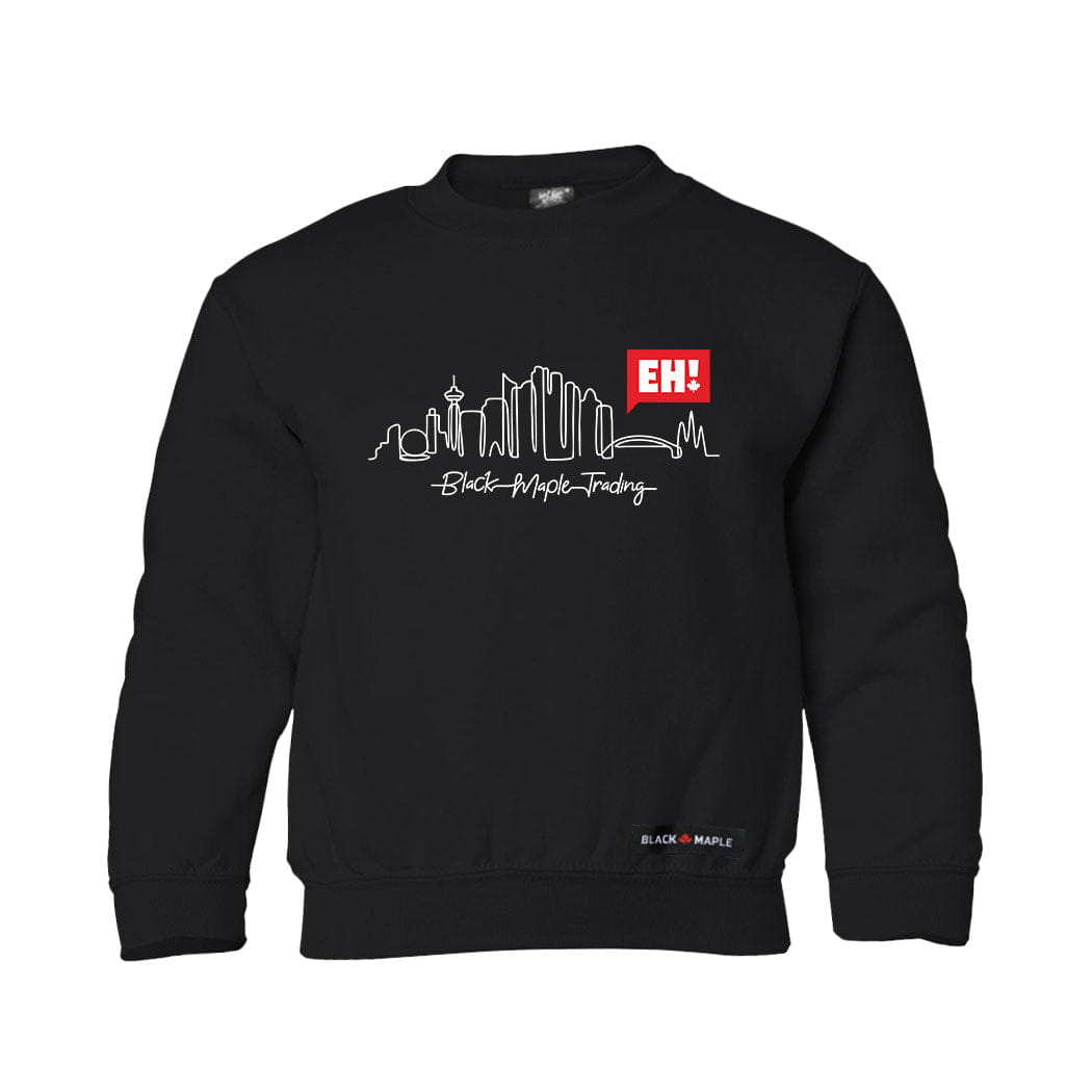 Eh! Vancouver Skyline Kids Sweatshirt or Hoodie