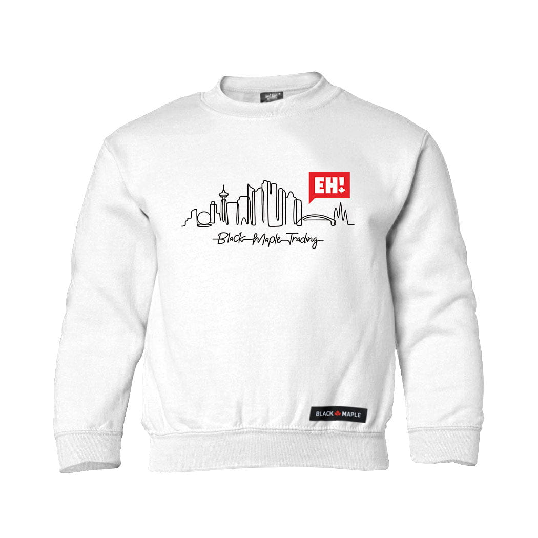Eh! Vancouver Skyline Kids Sweatshirt or Hoodie