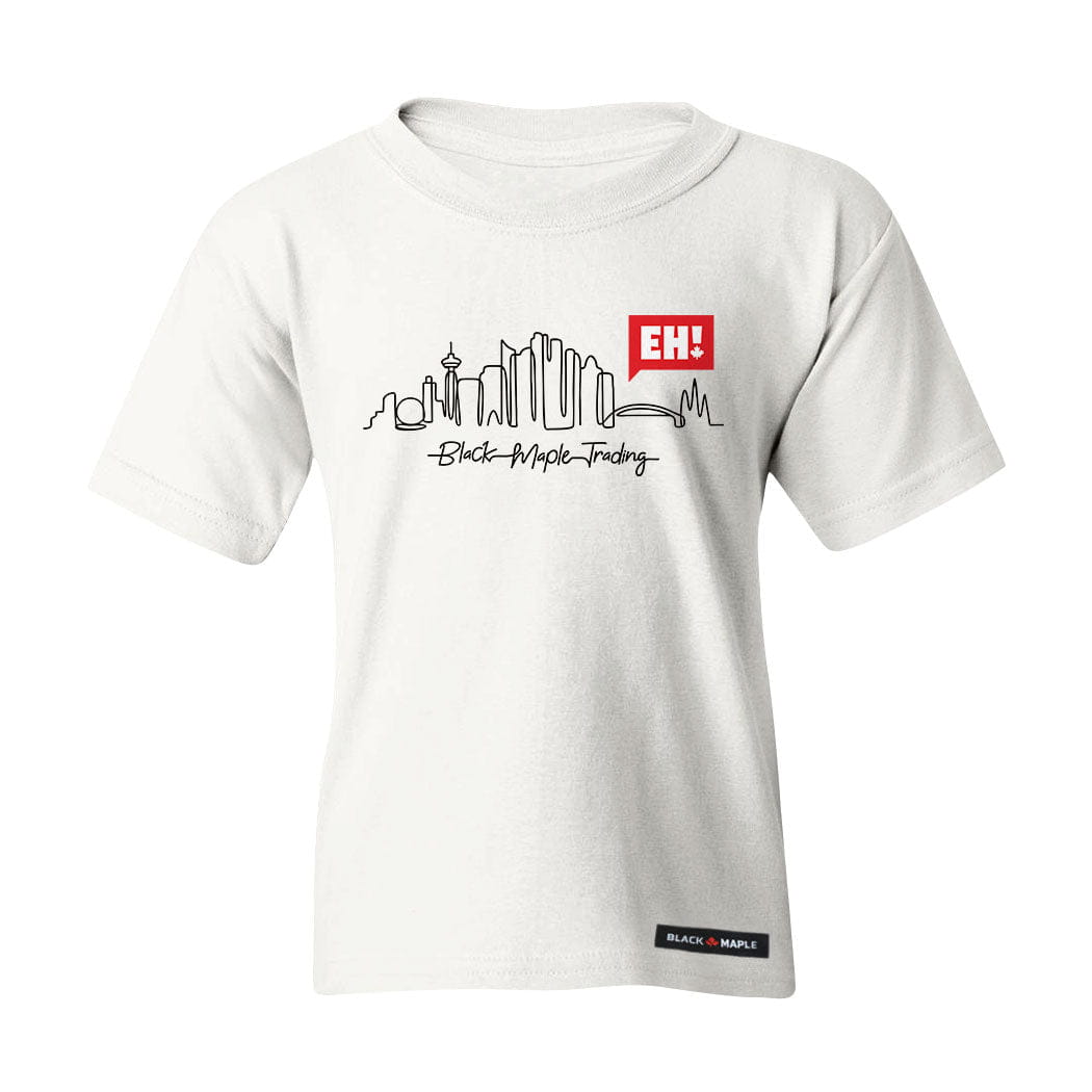 Eh! Vancouver Skyline Kids T-shirt