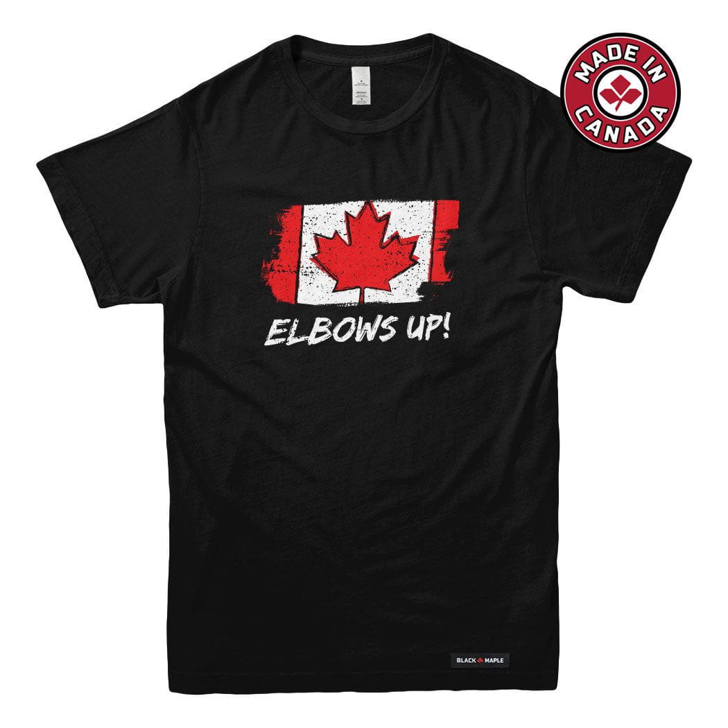 Elbows Up Canada Flag T-shirt