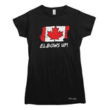 Elbows Up Canada Flag T-shirt