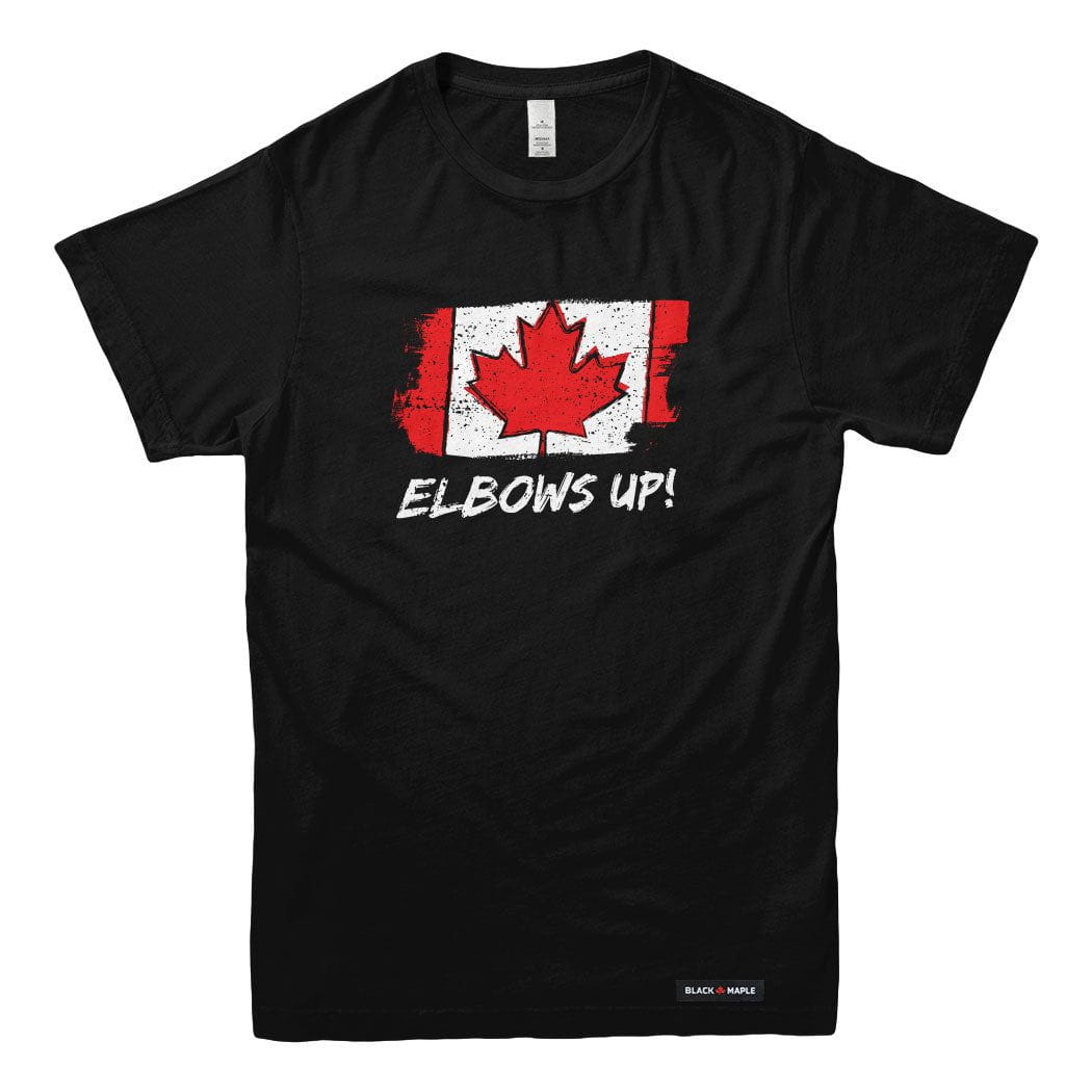 Elbows Up Canada Flag T-shirt