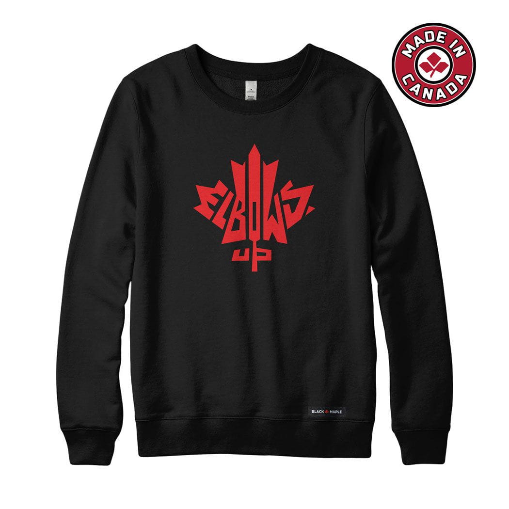 Elbows Up Leaf Sweatshirt or Hoodie