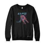 Elbows Up Retro Hockey Players Sweatshirt or Hoodie