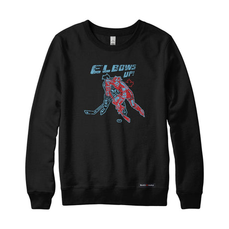 Elbows Up Retro Hockey Players Sweatshirt or Hoodie