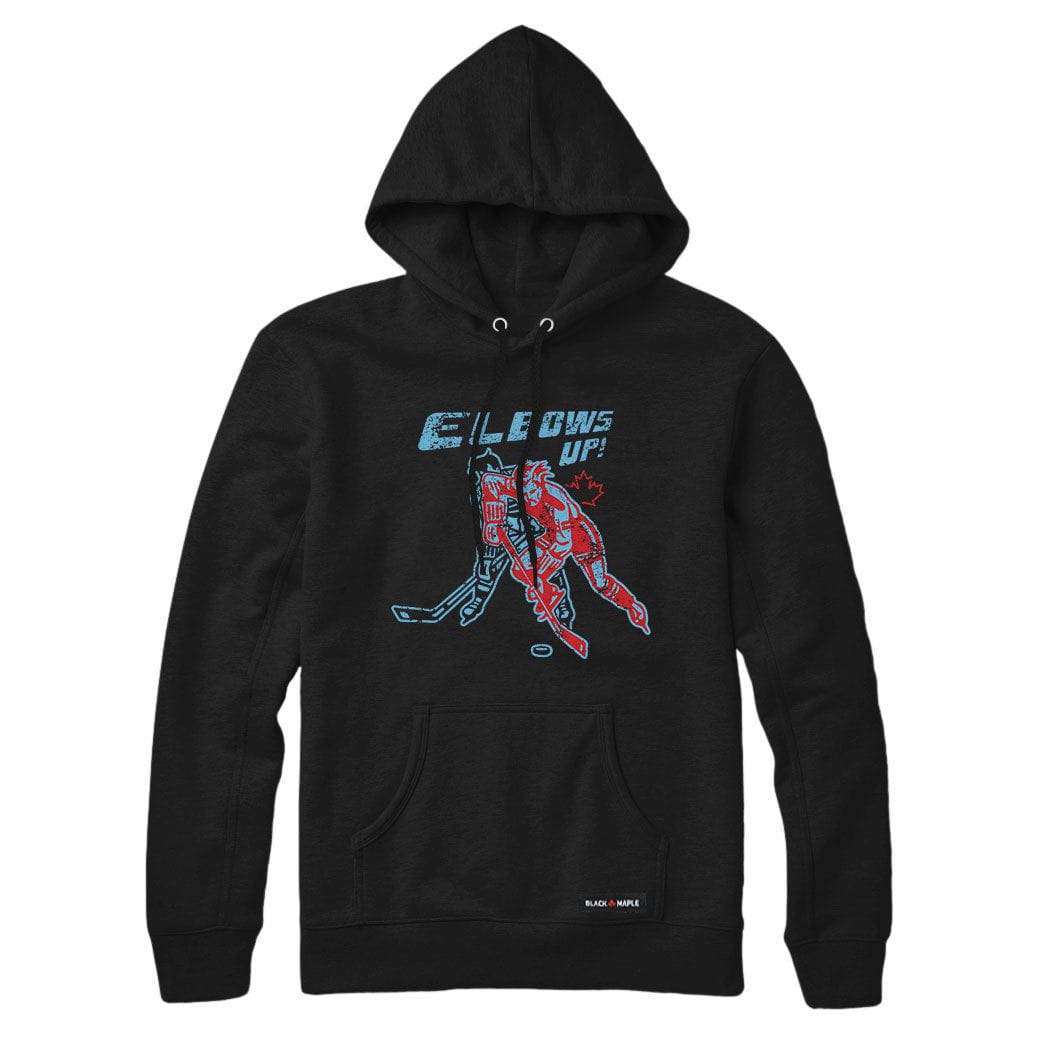 Elbows Up Retro Hockey Players Sweatshirt or Hoodie