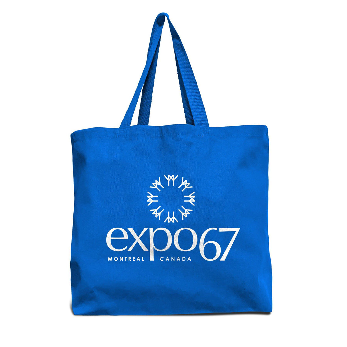 Expo 67 Vertical White Logo Tote Bag