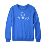 Expo 67 Vertical White Logo Sweatshirt and Hoodie