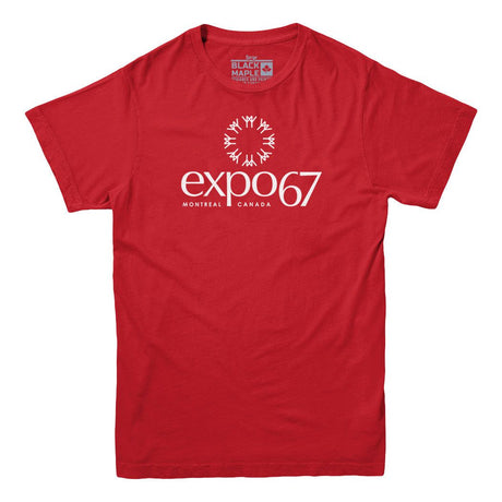 Expo 67 White Vertical Logo T-shirt