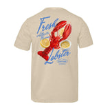 Fresh East Coast Lobster Vintage Wash Heavyweight T-shirt