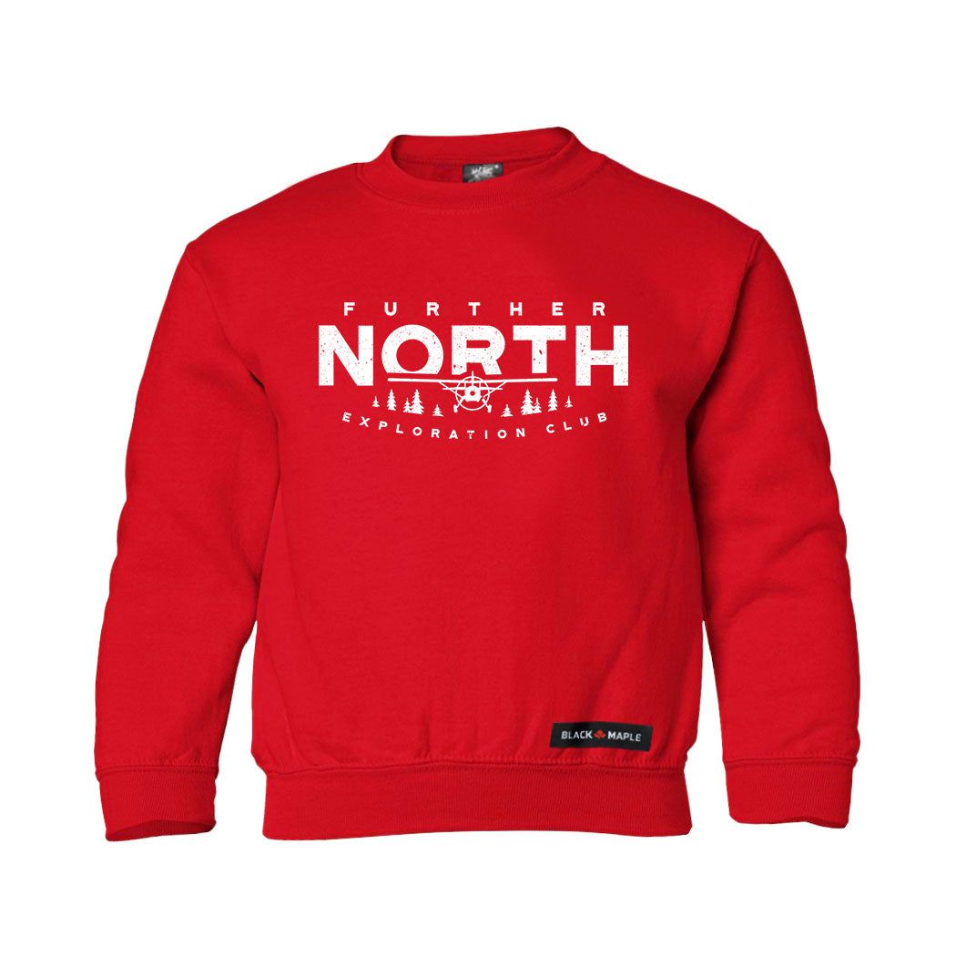 Further North Exploration Club Youth Sweatshirt or Hoodie