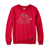 Gnawty List Christmas Beaver Crewneck Sweatshirt
