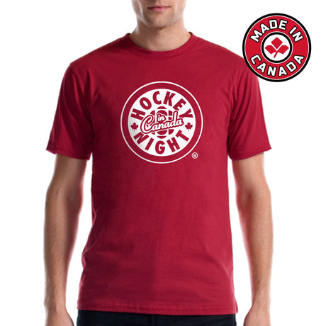 Hockey Night in Canada White Logo - Made in Canada T-shirt