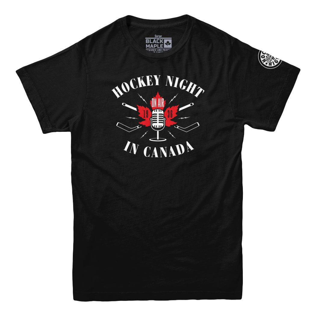 【HOCKEY】 DECAL TEE BLACK HNIC On Air 1936 T-shirt – Black Maple Trading Co.