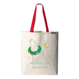 Happy Howlidays Christmas Wolf Tote Bag