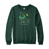 Happy Howlidays Christmas Wolf Crewneck Sweatshirt
