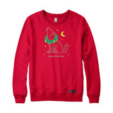 Happy Howlidays Christmas Wolf Crewneck Sweatshirt