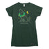 Happy Howlidays Christmas Wolf Womens T-shirt