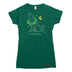 Happy Howlidays Christmas Wolf Womens T-shirt