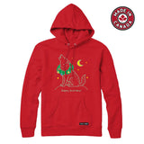Happy Howlidays Christmas Wolf Hoodie