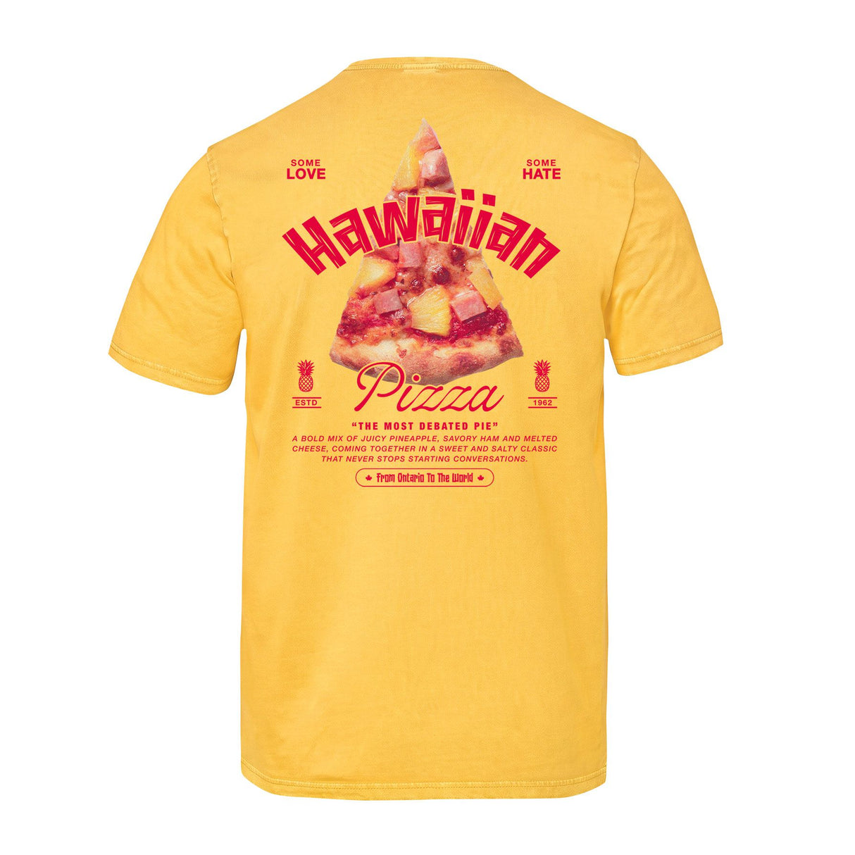 Hawaiian Pizza Origins Vintage Wash Heavyweight T-shirt