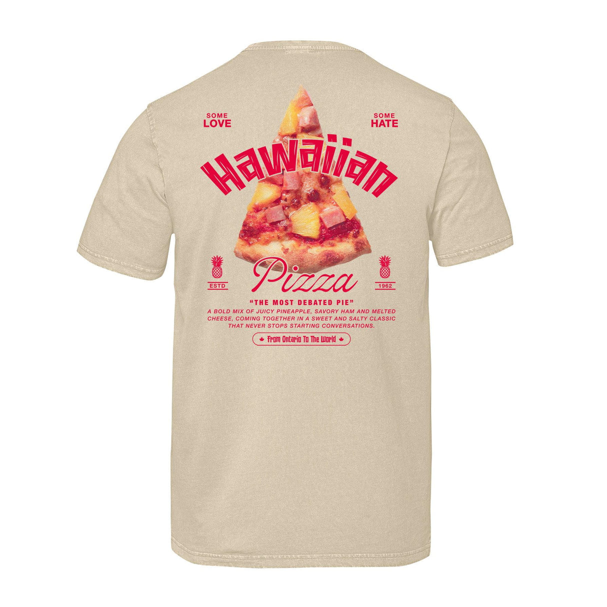 Hawaiian Pizza Origins Vintage Wash Heavyweight T-shirt