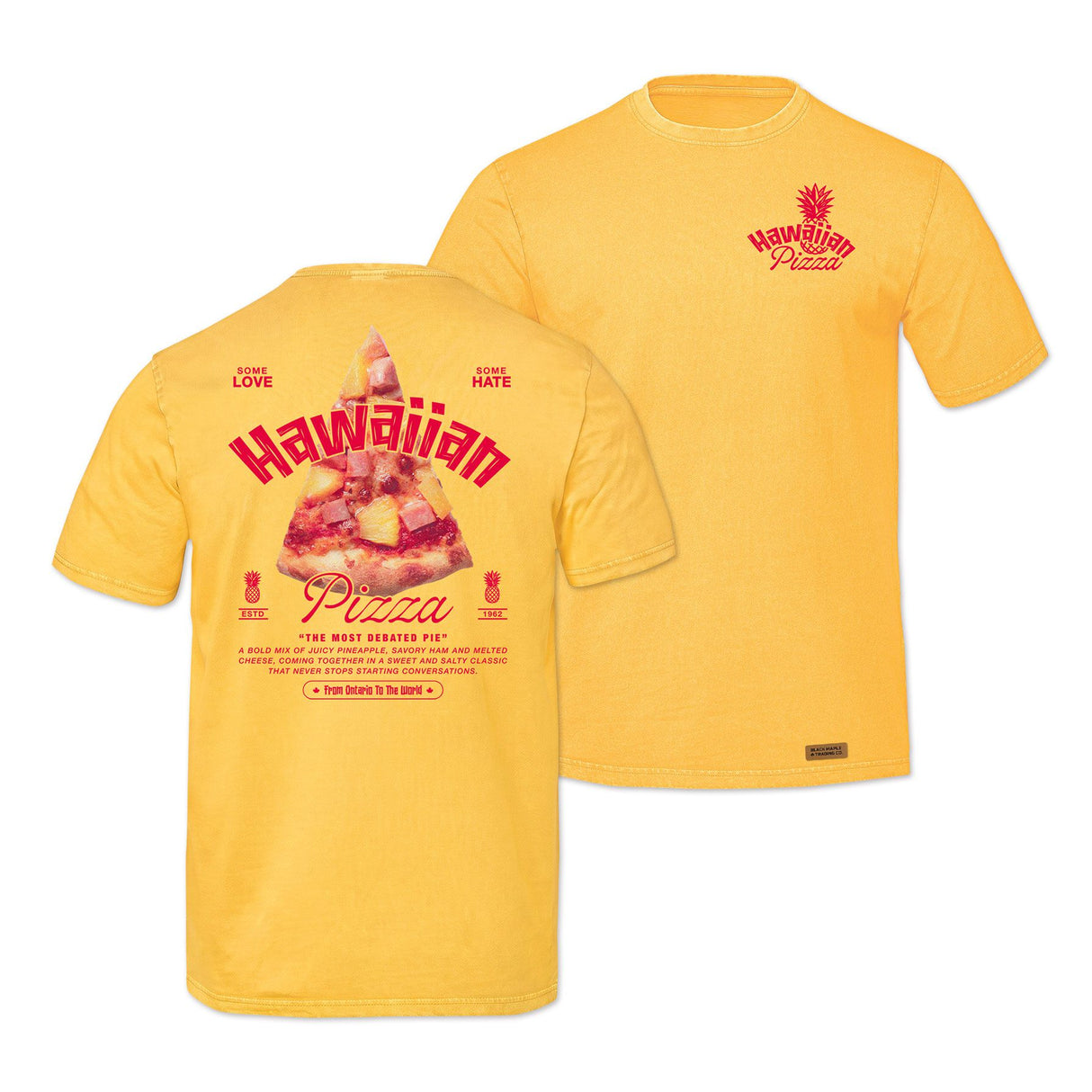 Hawaiian Pizza Origins Vintage Wash Heavyweight T-shirt
