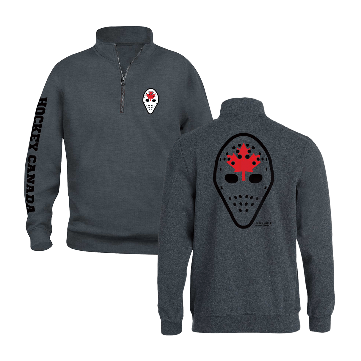 Hockey Canada Goalie Mask Quarter Zip Sweatshirt