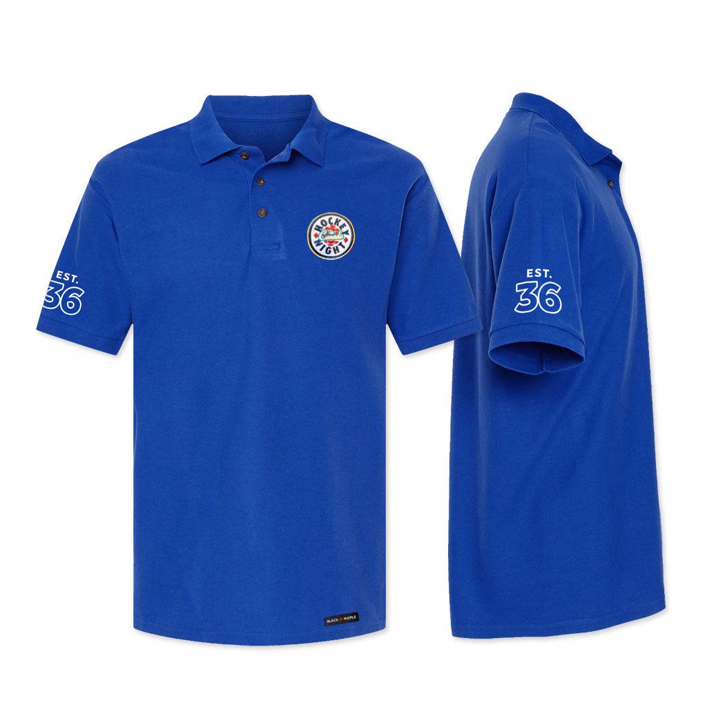 Hockey Canada Polo NIKE TEAM CANADA HOCKEY MEN'S BLACK KNIT POLO