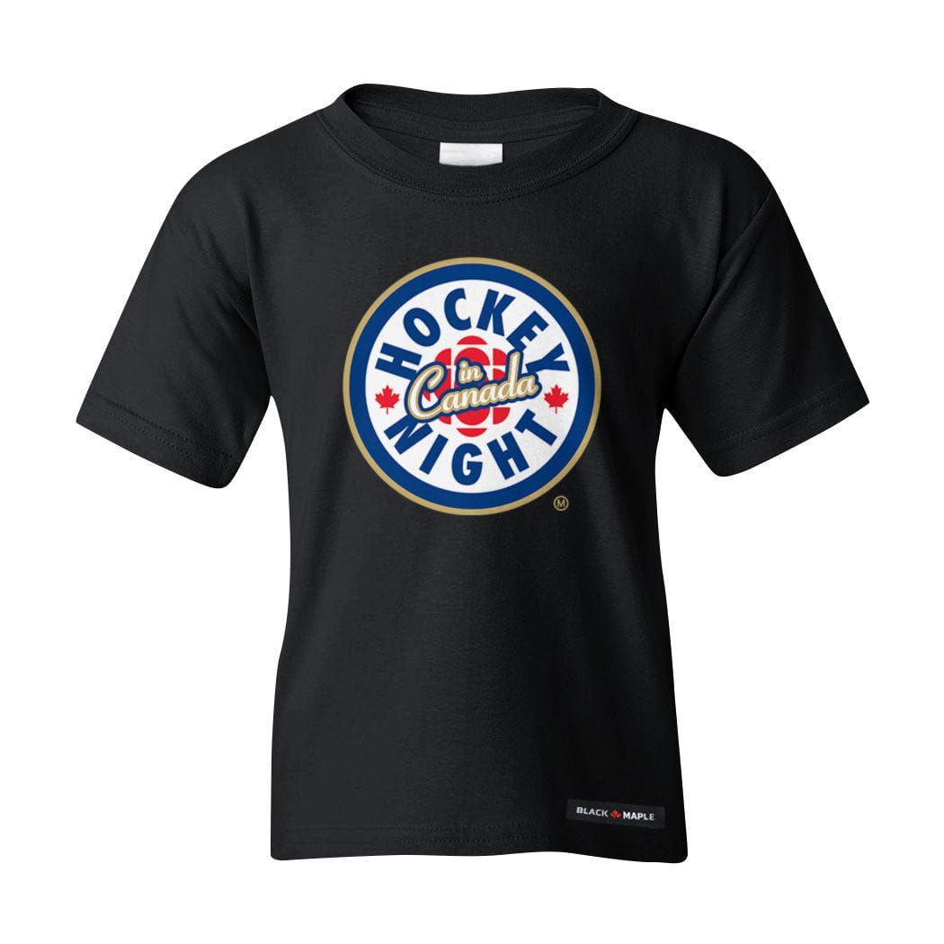 Hockey Night in Canada Kids T-shirt – Black Maple Trading