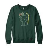 Hockey Puck-er up Christmas Mistletoe Crewneck Sweatshirt