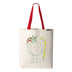 Hockey Puck-er up Christmas Mistletoe Tote Bag