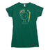 Hockey Puck-er up Christmas Mistletoe Womens T-shirt