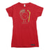 Hockey Puck-er up Christmas Mistletoe Womens T-shirt