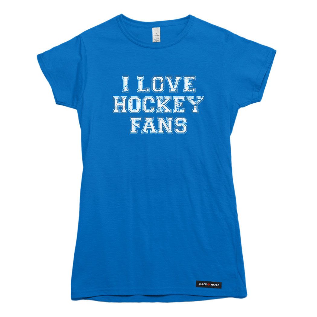 I Love Hockey Fans T-shirt