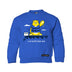 I Love Boatin Beary Much Kids Crewneck Sweatshirt