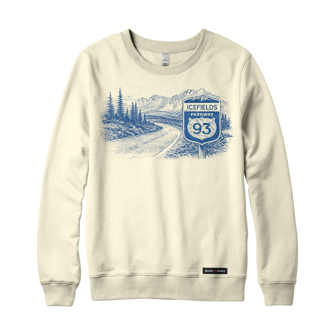 Icefields Parkway Highway Western Road Trip Sweatshirt or Hoodie