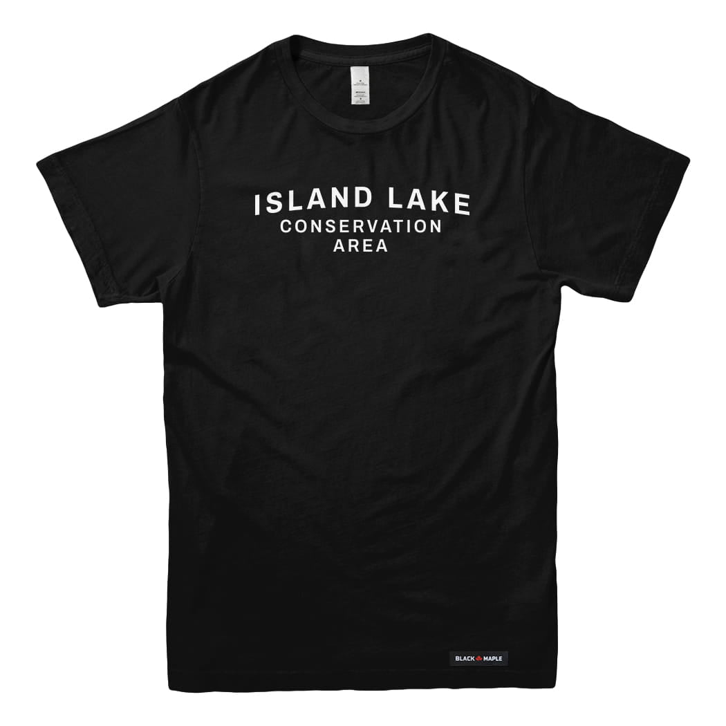 Island Lake Conservation Area Front & Back Print T-Shirt | Credit Valley Parks