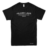 Island Lake Conservation Area Front & Back Print T-Shirt | Credit Valley Parks