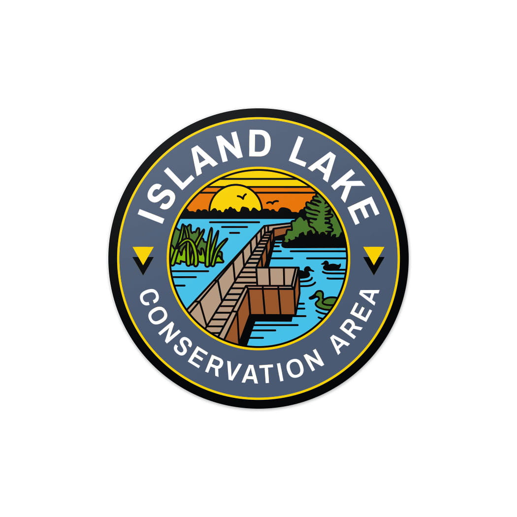 Island Lake Conservation Area Vinyl Sticker | Credit Valley Parks