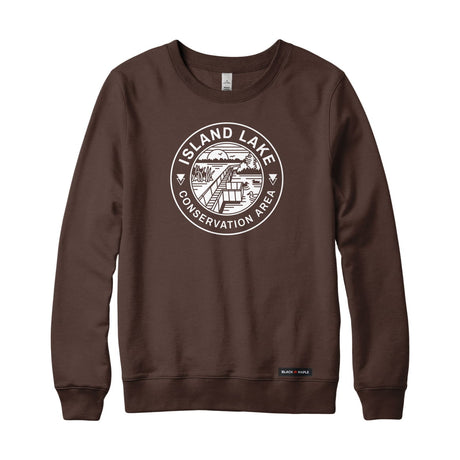 Island Lake Conservation Area Monochrome Print Sweatshirt | Credit Valley Parks