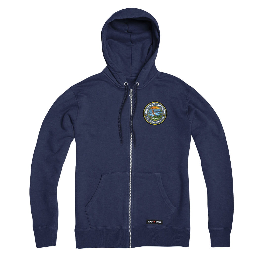 Jim Tovey Lakeview Conservation Area Patch Full Zip Hoodie | Credit Valley Parks