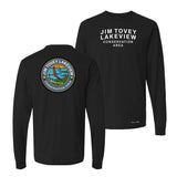 Jim Tovey Lakeview Conservation Area Front & Back Print Long Sleeve T-Shirt | Credit Valley Parks