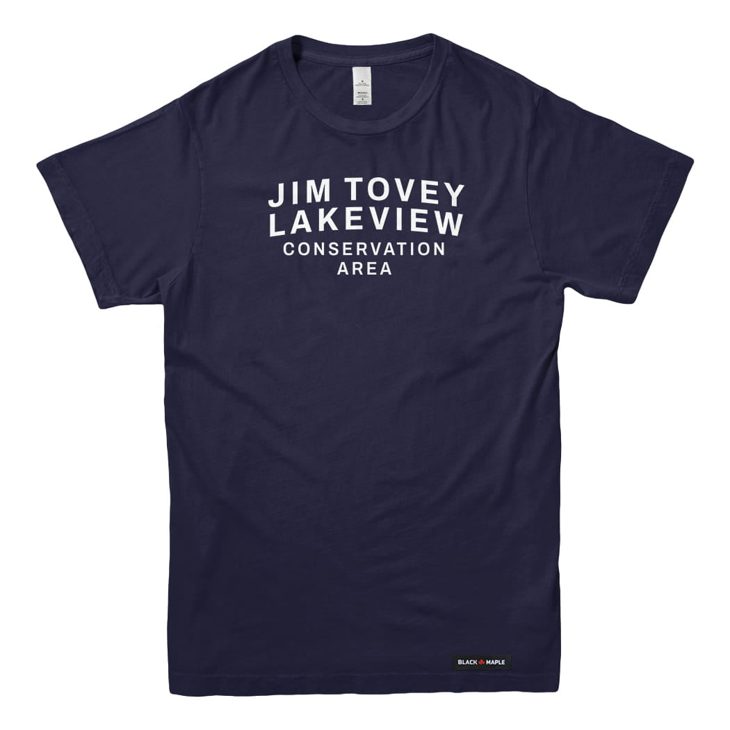 Jim Tovey Lakeview Conservation Area Front & Back Print T-Shirt | Credit Valley Parks