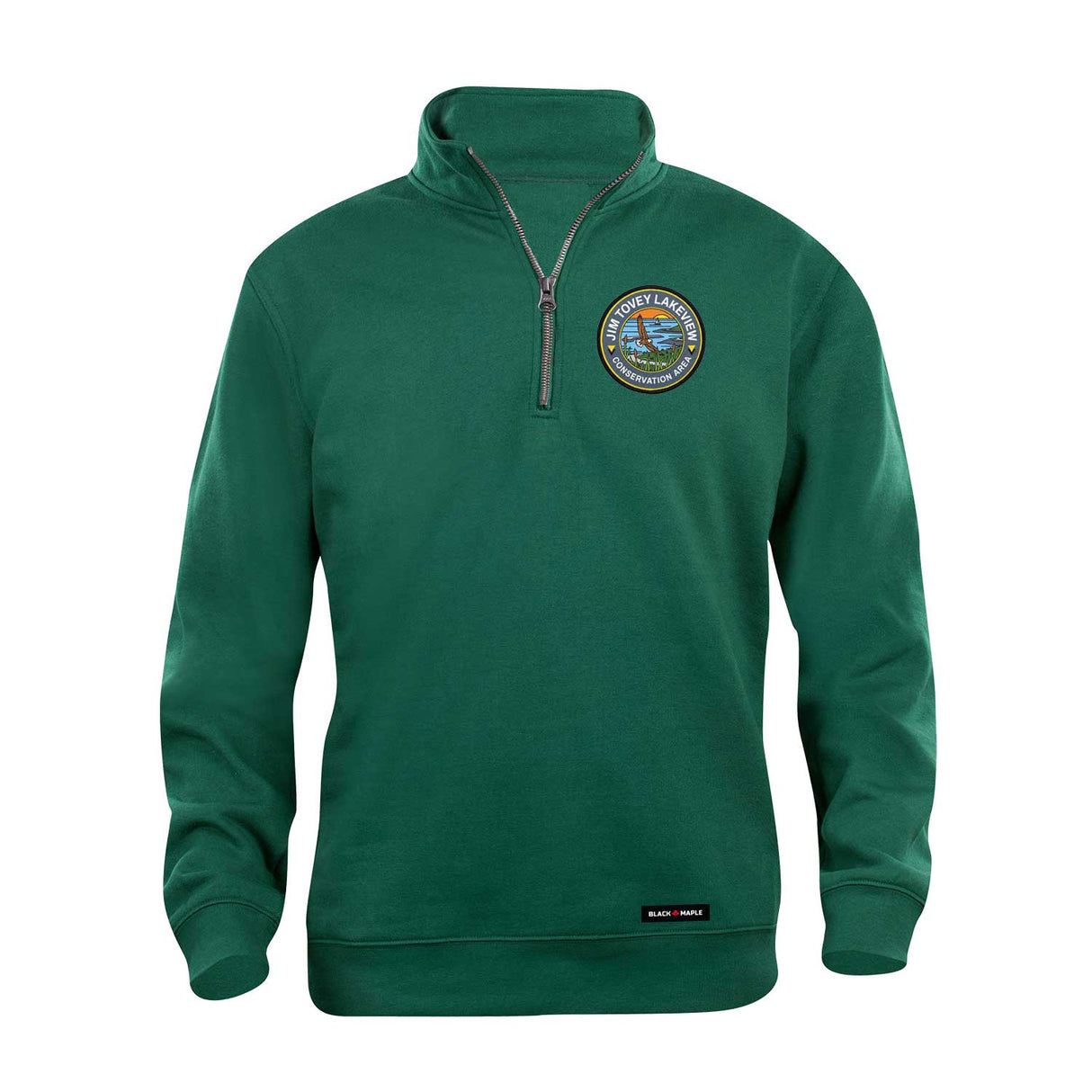 Jim Tovey Lakeview Conservation Area Patch Quarter Zip Sweatshirt | Credit Valley Parks