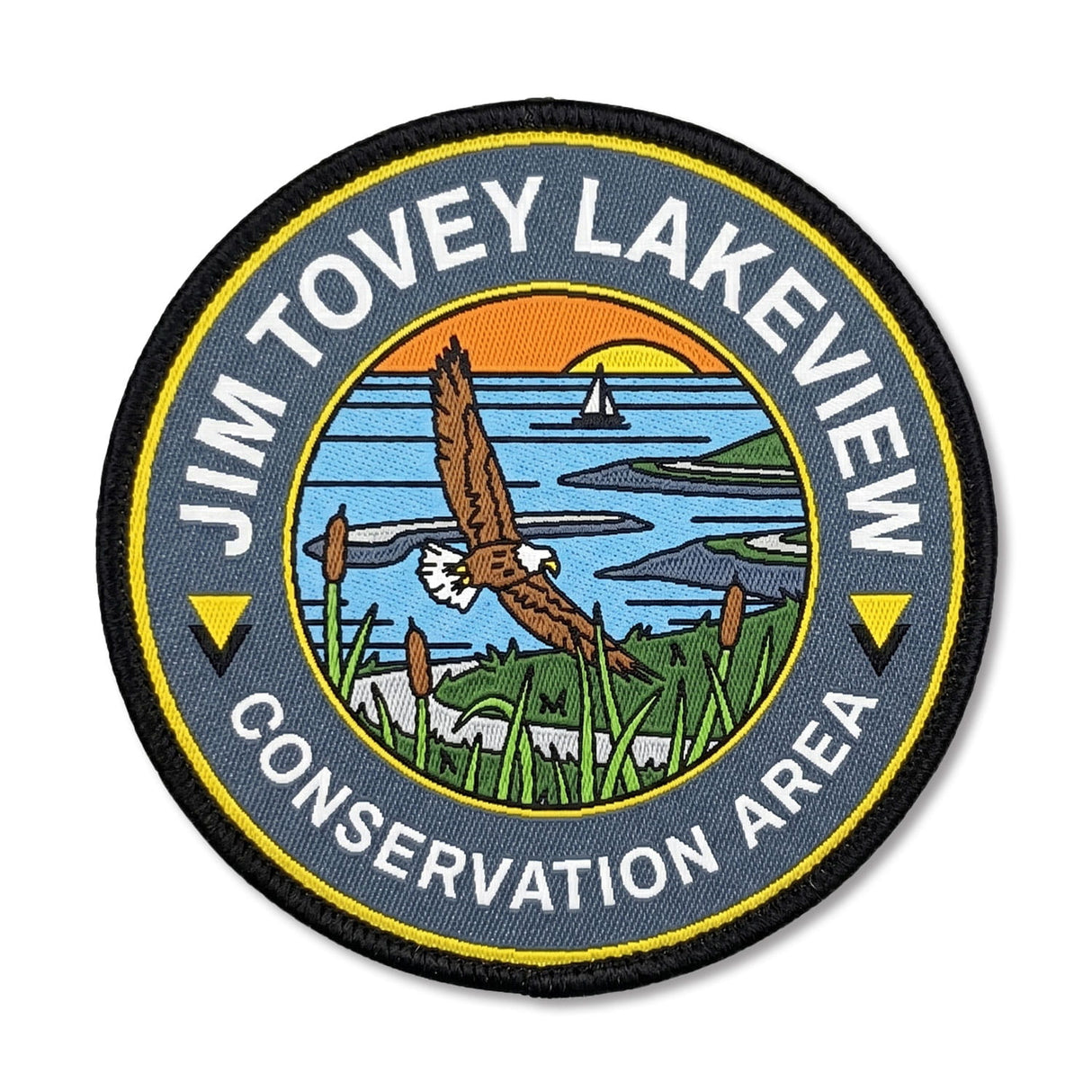 Jim Tovey Lakeview Conservation Area Woven Patch | Credit Valley Parks