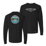 Ken Whillans Conservation Area Front & Back Print Long Sleeve T-Shirt | Credit Valley Parks