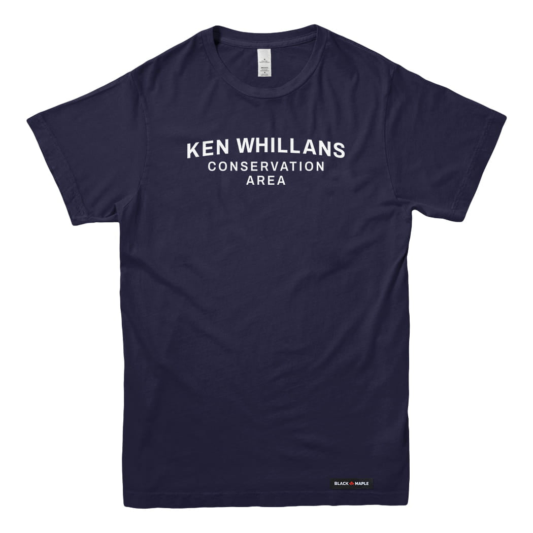 Ken Whillans Conservation Area Front & Back Print T-Shirt | Credit Valley Parks
